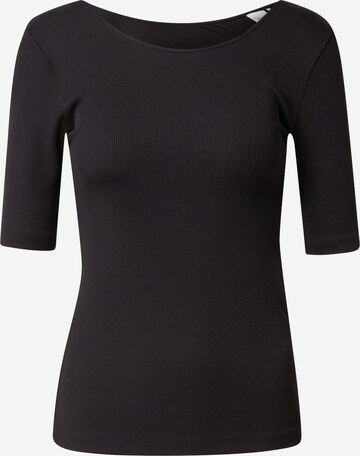 Calvin Klein - Camiseta 'REVEAL' en negro: frente