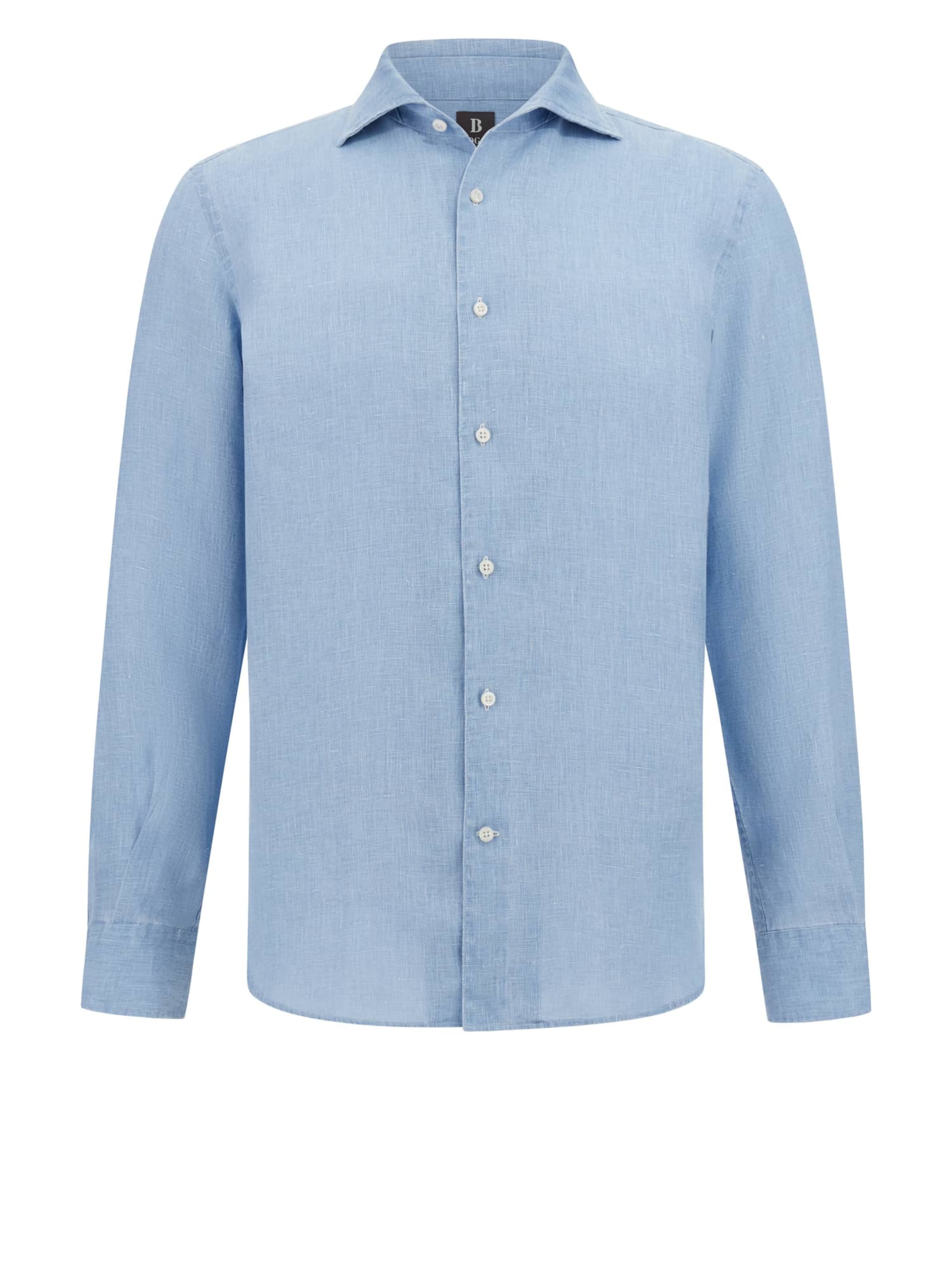 Regular fit Cămașă de la Boggi Milano pe albastru: față