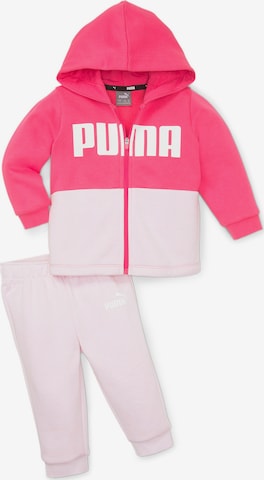 Survêtement PUMA en rose : devant