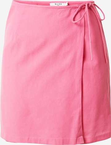 NA-KD Φούστα σε ροζ: μπροστά