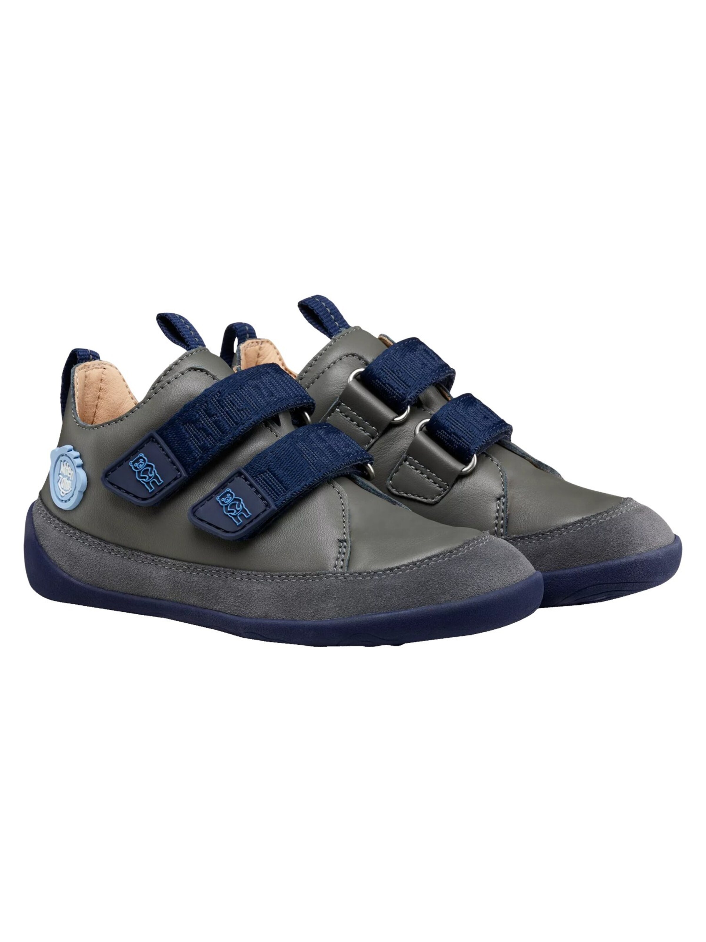 Affenzahn Sneakers 'Sneaker Leder Buddy' in Grey