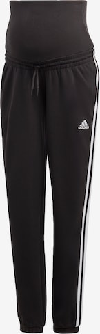 ADIDAS SPORTSWEAR Дънки Tapered Leg Спортен панталон в черно: отпред