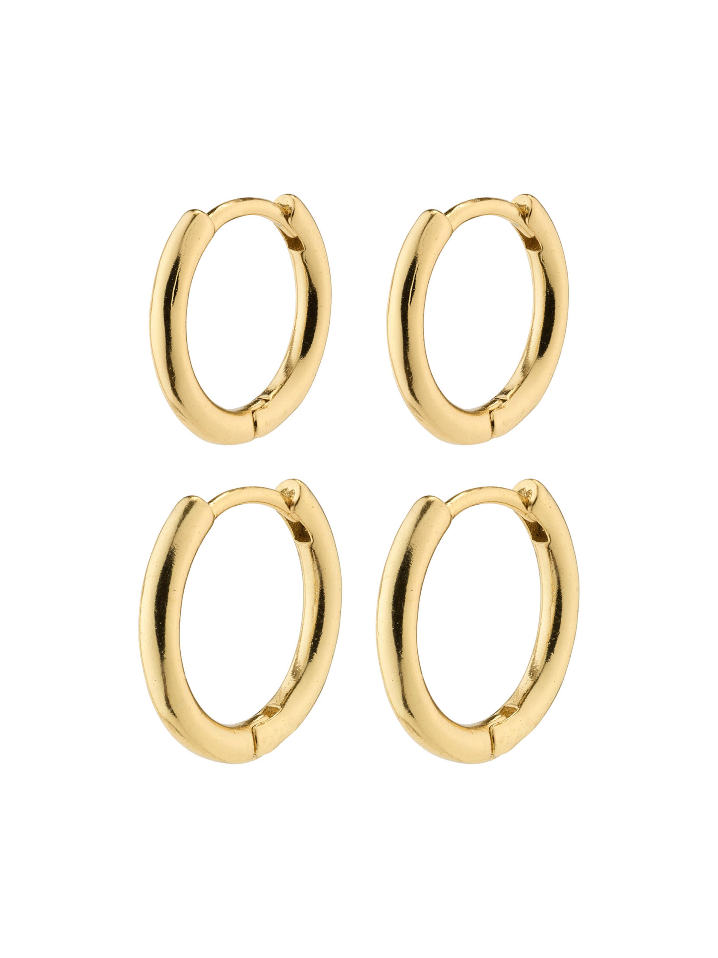 Pilgrim Серьги 'Jessee' в Золотой: спереди