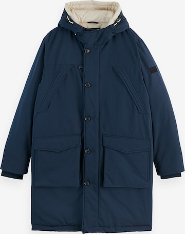 mėlyna SCOTCH & SODA Demisezoninis paltas 'HERITAGE': priekis
