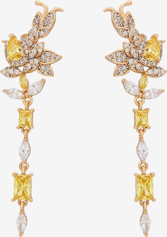 faina - Pendientes en oro: frente