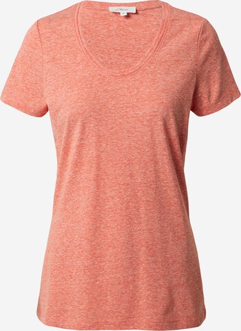 s.Oliver T-Shirt in Orange: predná strana