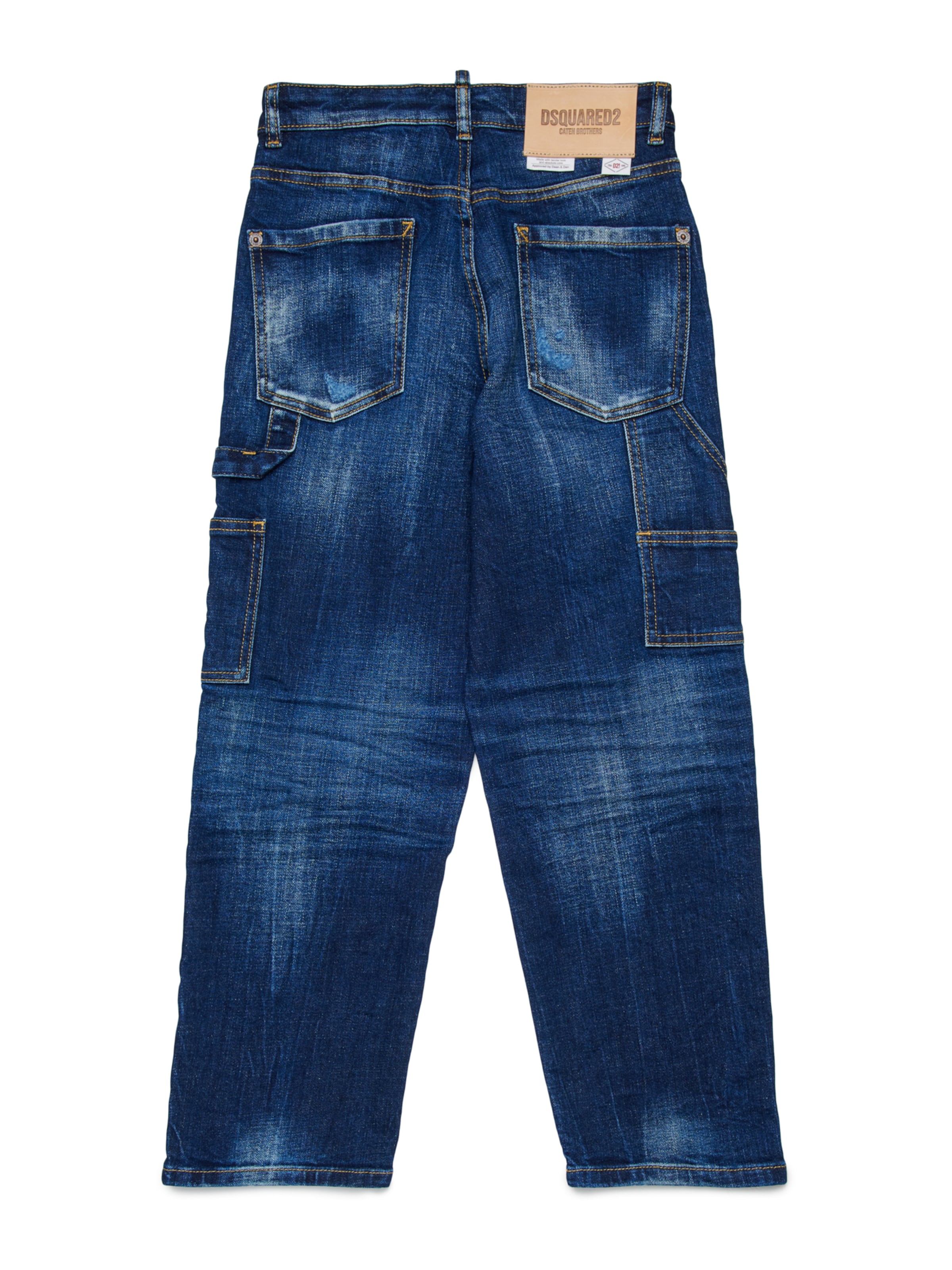 Largi Jeans de la DSQUARED2 pe albastru