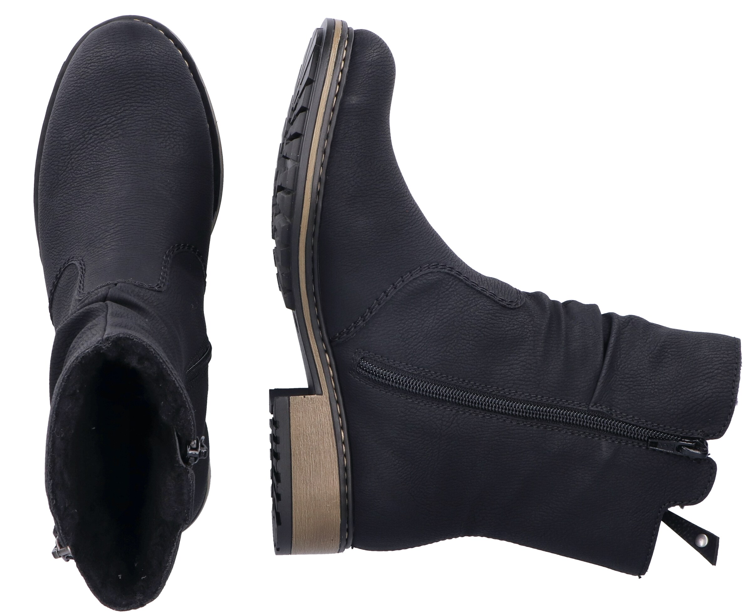 Rieker Enkellaarsjes in Zwart