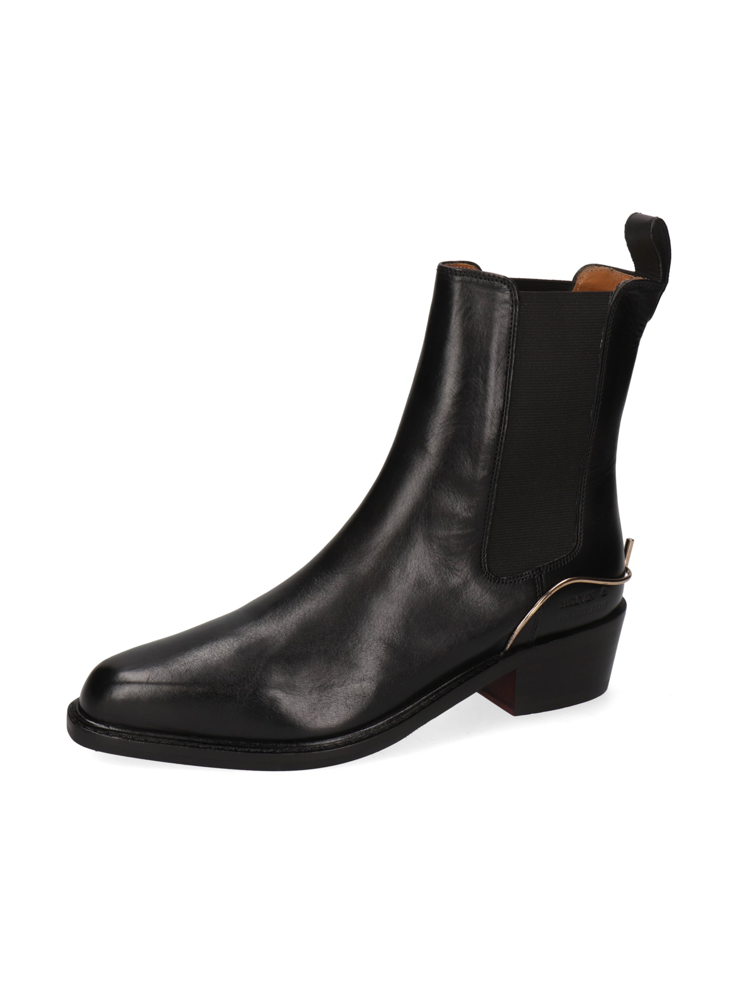 MELVIN & HAMILTON Chelsea Boots 'Rylee 1' in Black: front