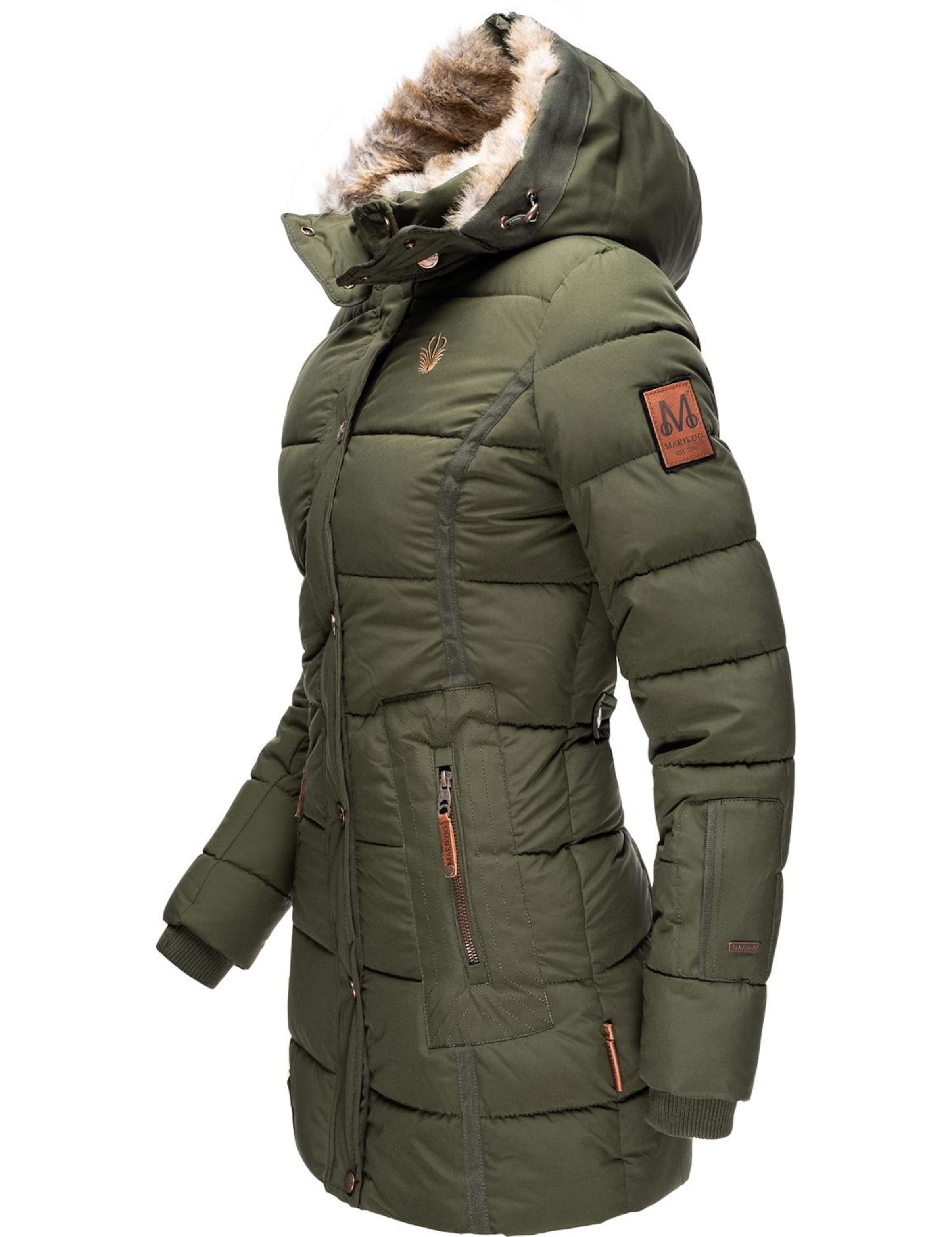 MARIKOO Talvemantel, värv roheline