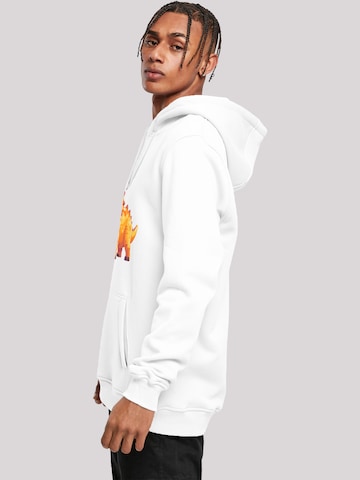 Sweat-shirt 'Süßer Triceratops Dinosaurier' F4NT4STIC en blanc