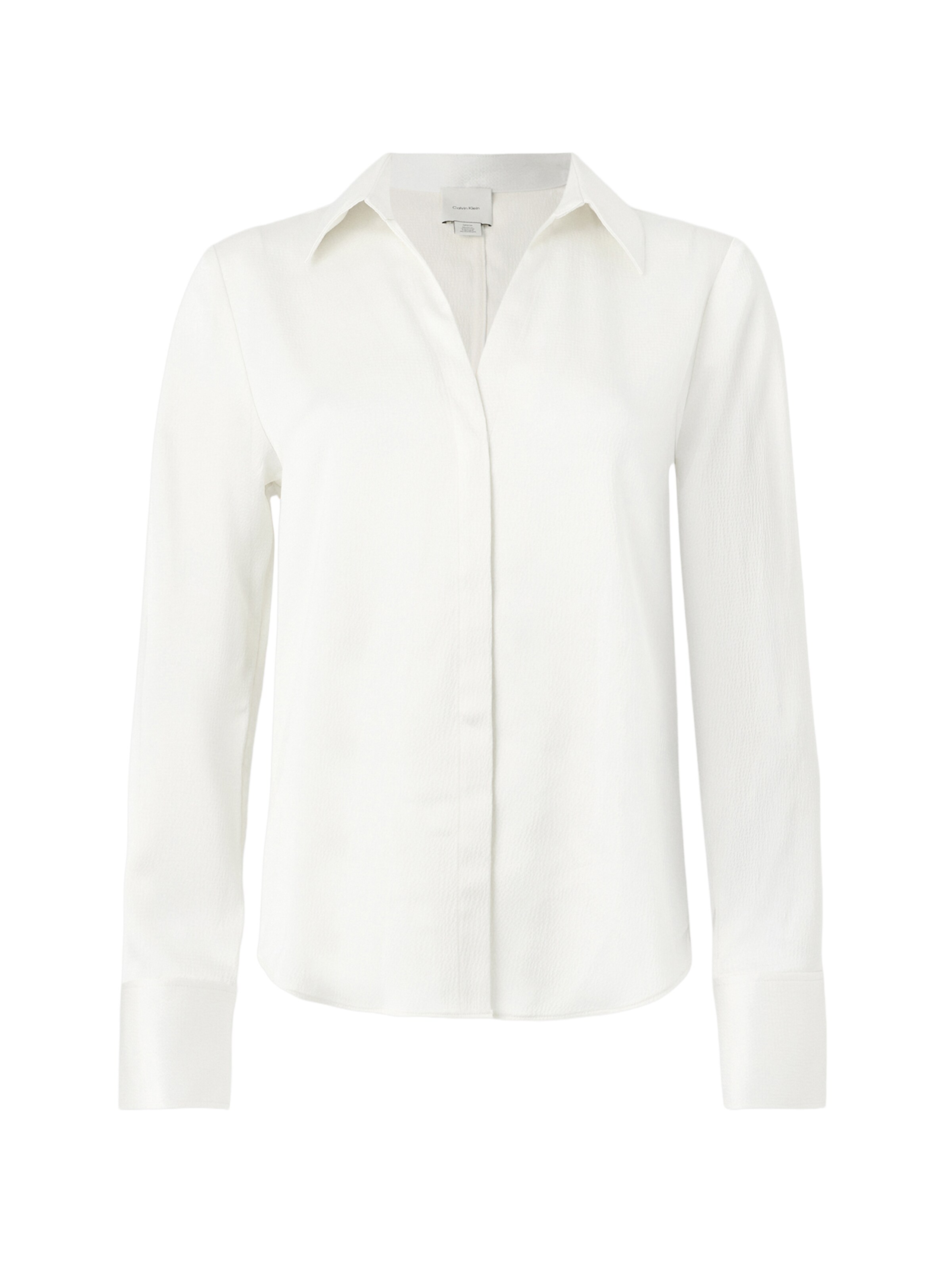 Calvin Klein Blouse in Wit: voorkant