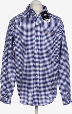 STOCKERPOINT Button Up Shirt in M in Blue: front