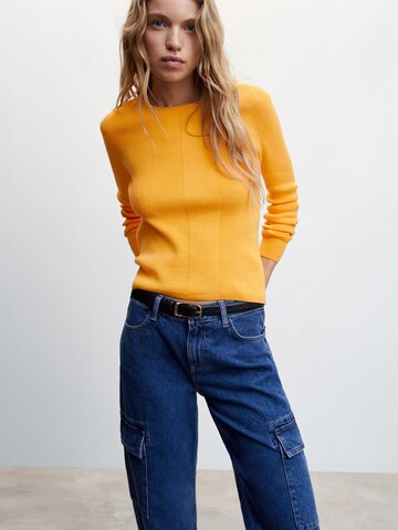 MANGO Sweater 'KARS' in Yellow: front