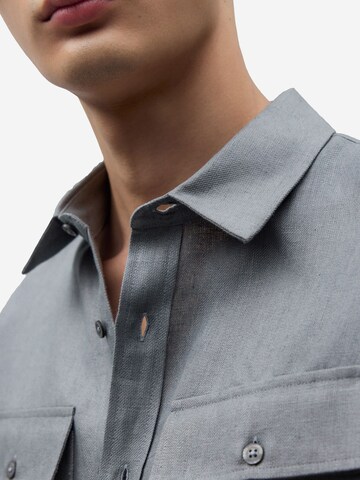 Coupe regular Chemise Adolfo Dominguez en gris