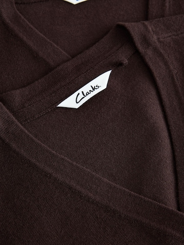 CLARKS Knit Cardigan in Brown