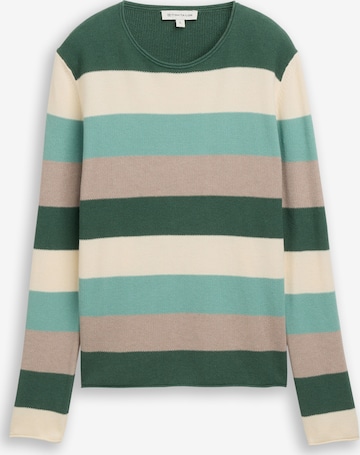 TOM TAILOR Sweter w kolorze zielony: przód