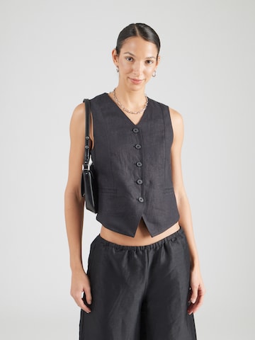 & Other Stories Gilet in Zwart: voorkant