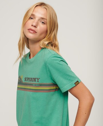 Superdry T-Shirt in Grün