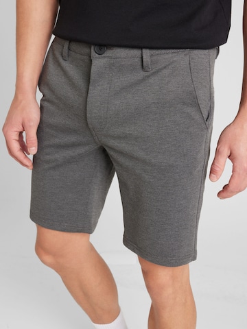 BLEND Normální Chino kalhoty – šedá