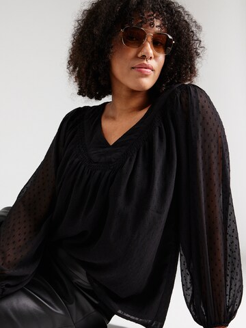 ONLY Carmakoma Bluse 'CARAnine' in Schwarz