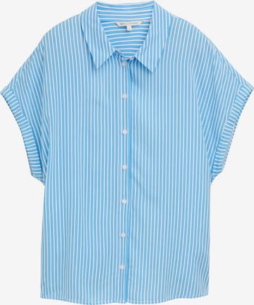 Bluză de la TOM TAILOR DENIM pe albastru: față