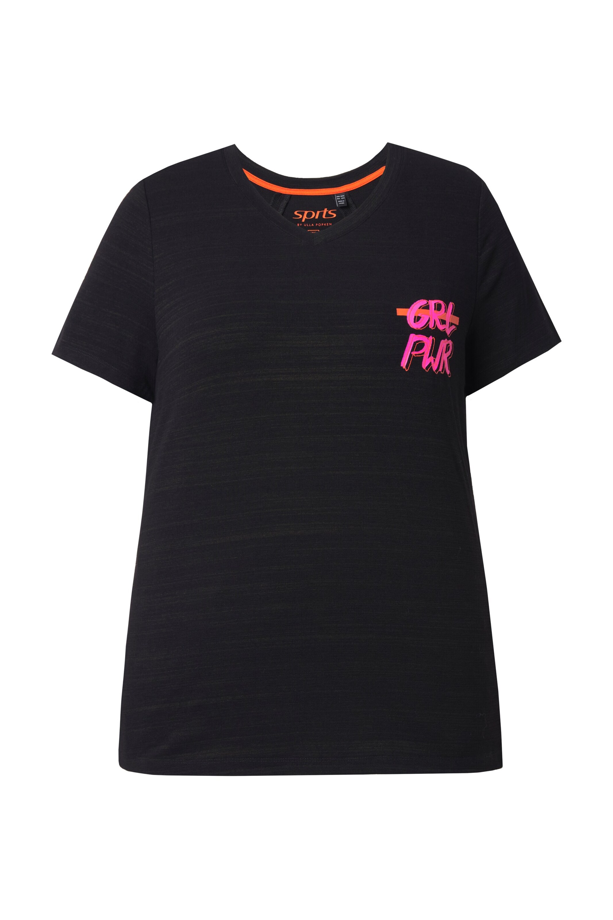 Ulla Popken Shirt in Black: front