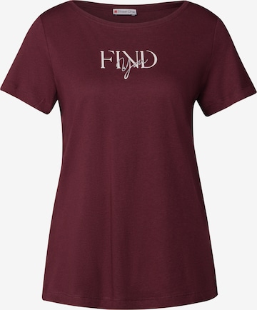 STREET ONE T-Shirt in Rot: Vorderseite