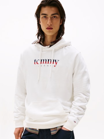 Sweat-shirt 'DNA' Tommy Jeans en beige : devant