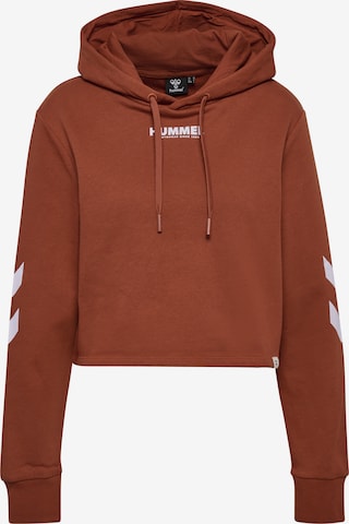 Hummel Sweatshirt in Brown: front