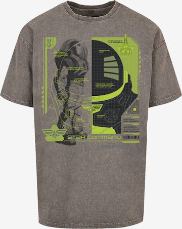 F4NT4STIC T-Shirt 'Buzz Lightyear Buzz Tech Panel' in Grau: Vorderseite