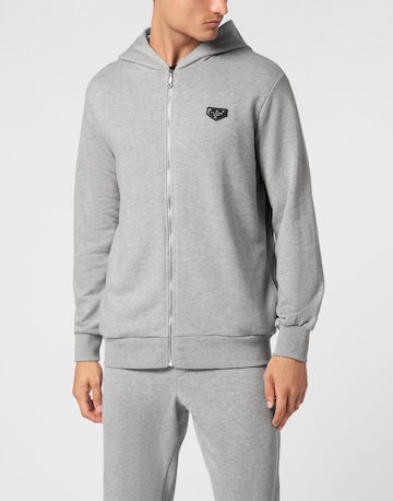 Philipp Plein - Casaco em moletão 'Iconic' em cinzento