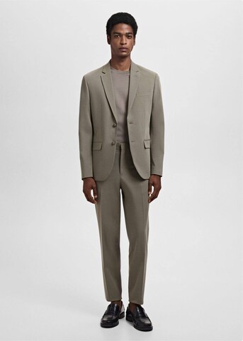 MANGO MAN Slimfit Hose 'Paris' in Grün