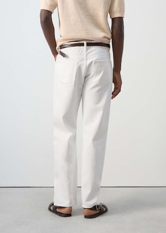 MANGO MAN Loose fit Jeans 'Rino' in White