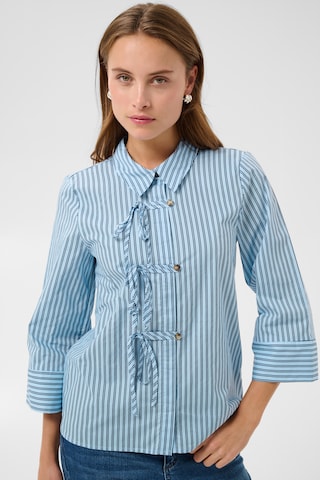 Kaffe Shirt in Blauw