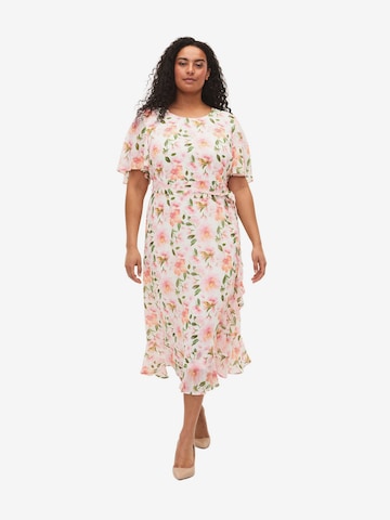 Robe 'NICOLE' Zizzi en rose : devant