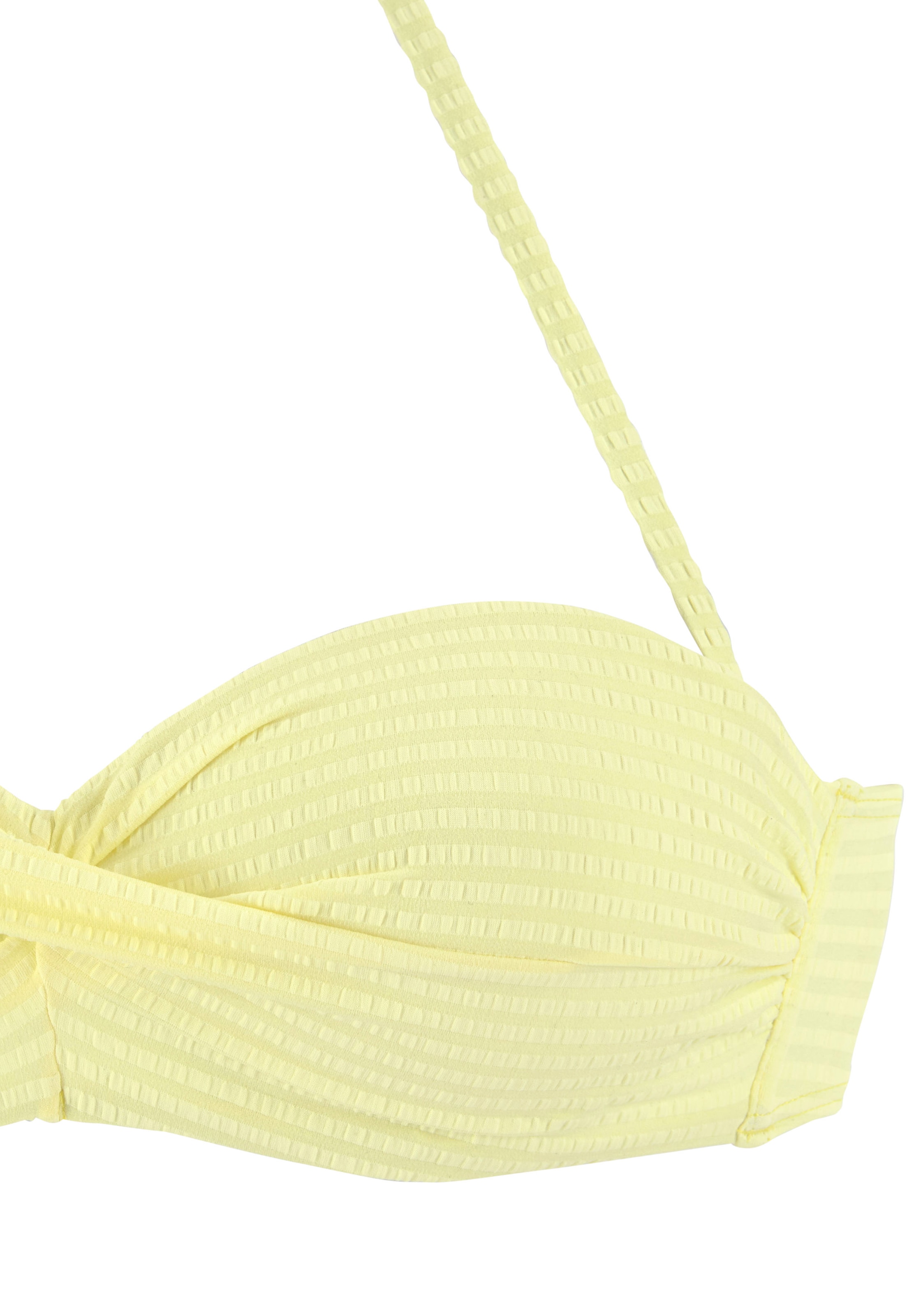 VENICE BEACH Bandeau Bikini in Yellow