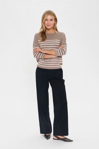 SAINT TROPEZ Sweater 'MilaSZ' in Beige