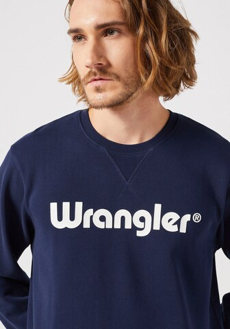 WRANGLER Sweatshirt in Blau
