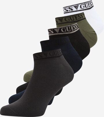 Chaussettes GUESS en bleu : devant