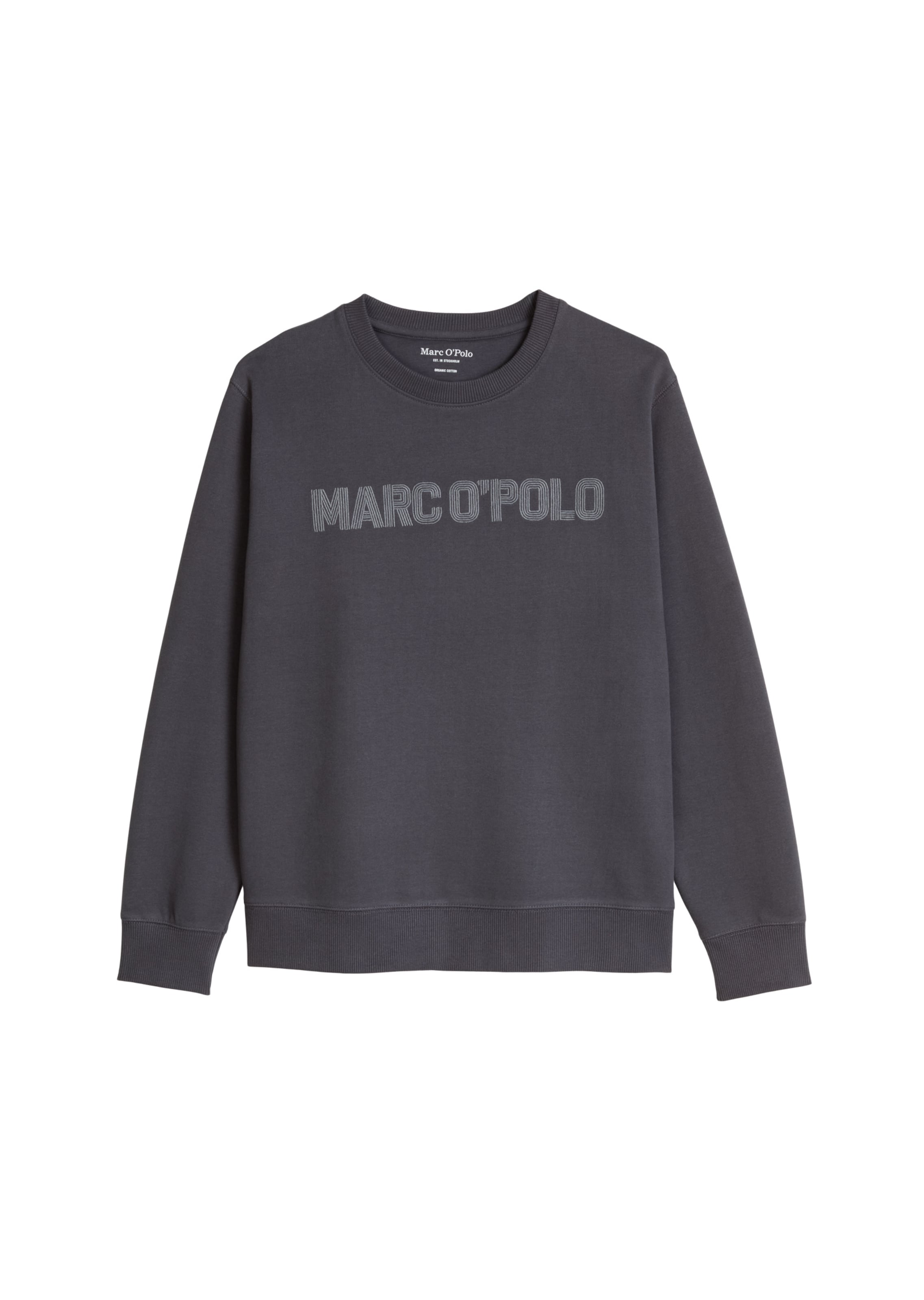 Marc O'Polo Sweatshirt in Black: front