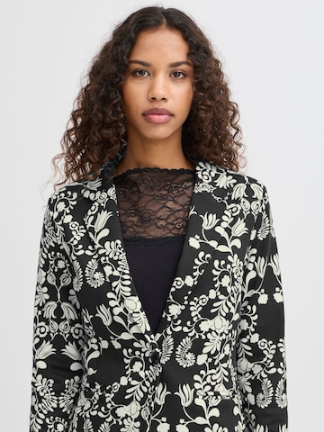 ICHI - Blazer ' IHKATE PRINT BL23 ' em preto
