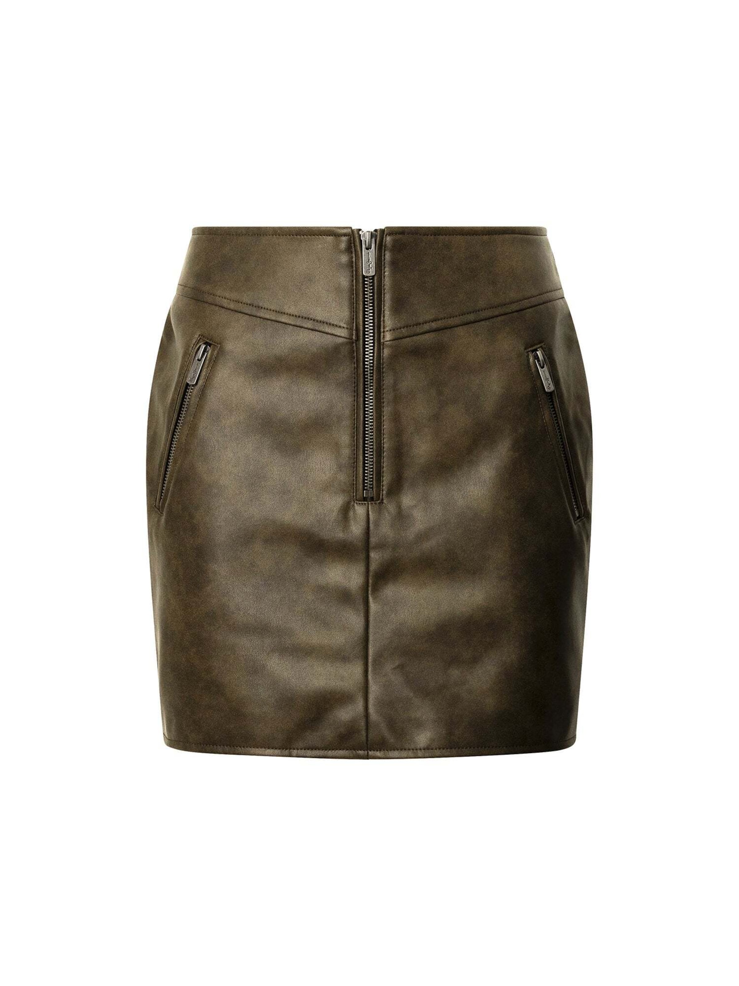 Pepe Jeans Rok 'Griffin' in Groen: voorkant