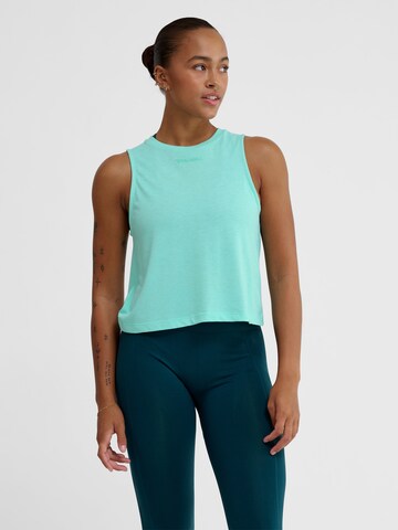 Haut de sport Hummel en bleu : devant