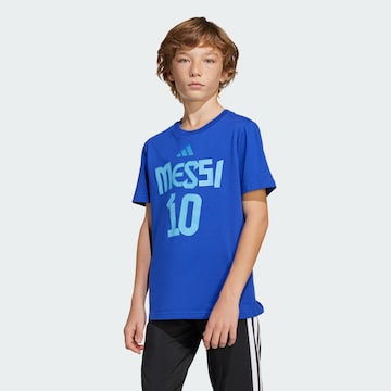 ADIDAS PERFORMANCE Funktionsshirt 'Messi Name And Number' in Blau: Vorderseite