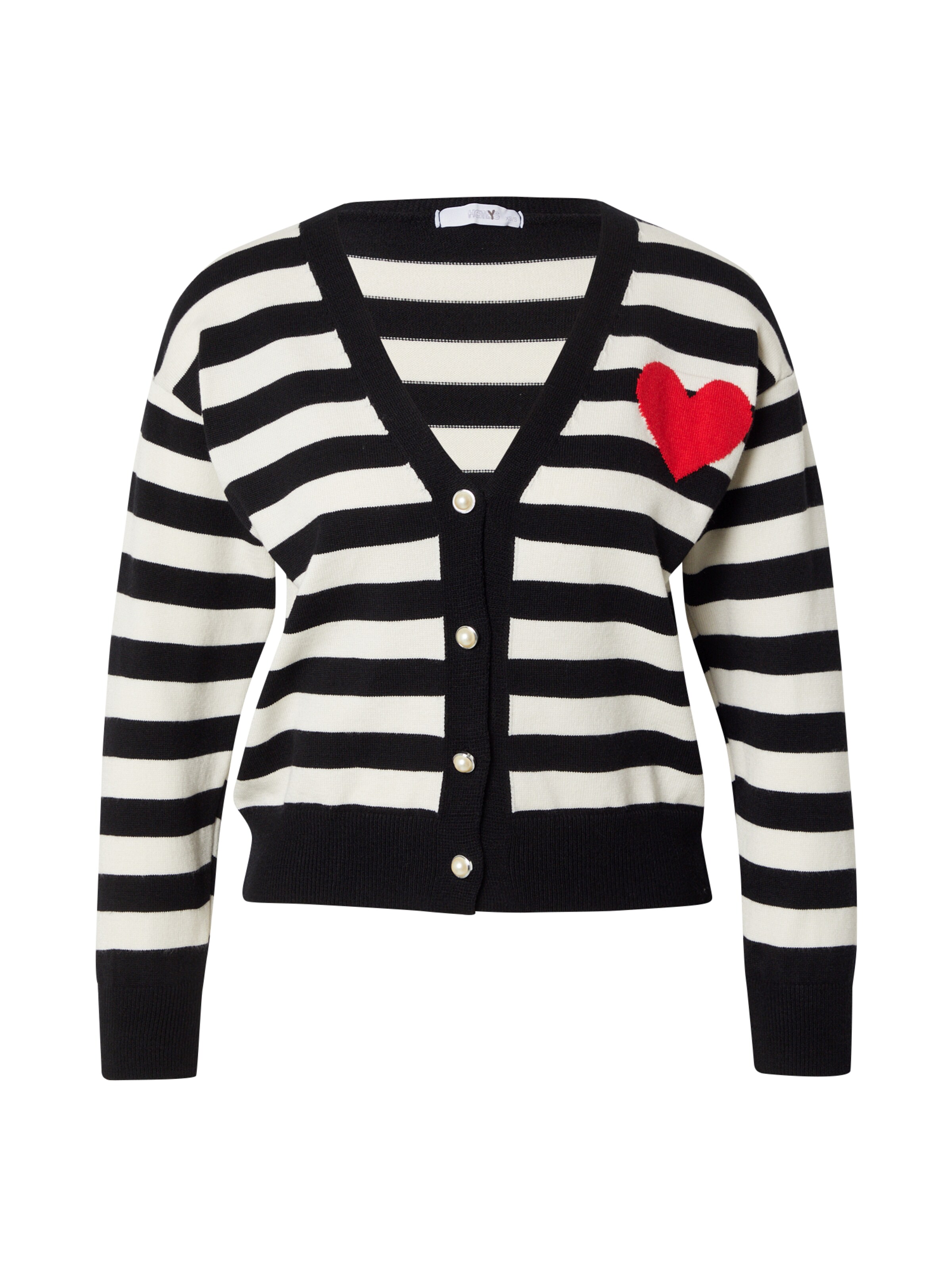 Hailys Kampsun 'Ma44riah', värv must: eest vaates