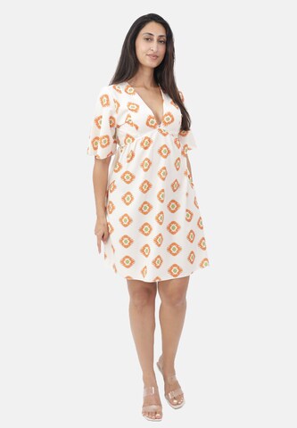 Elara Summer dress in Orange: front