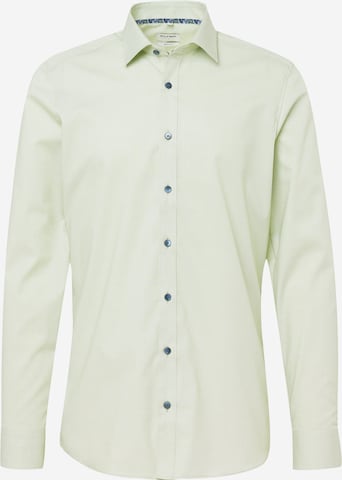 OLYMP Skjorta 'New York' i grön: framsida