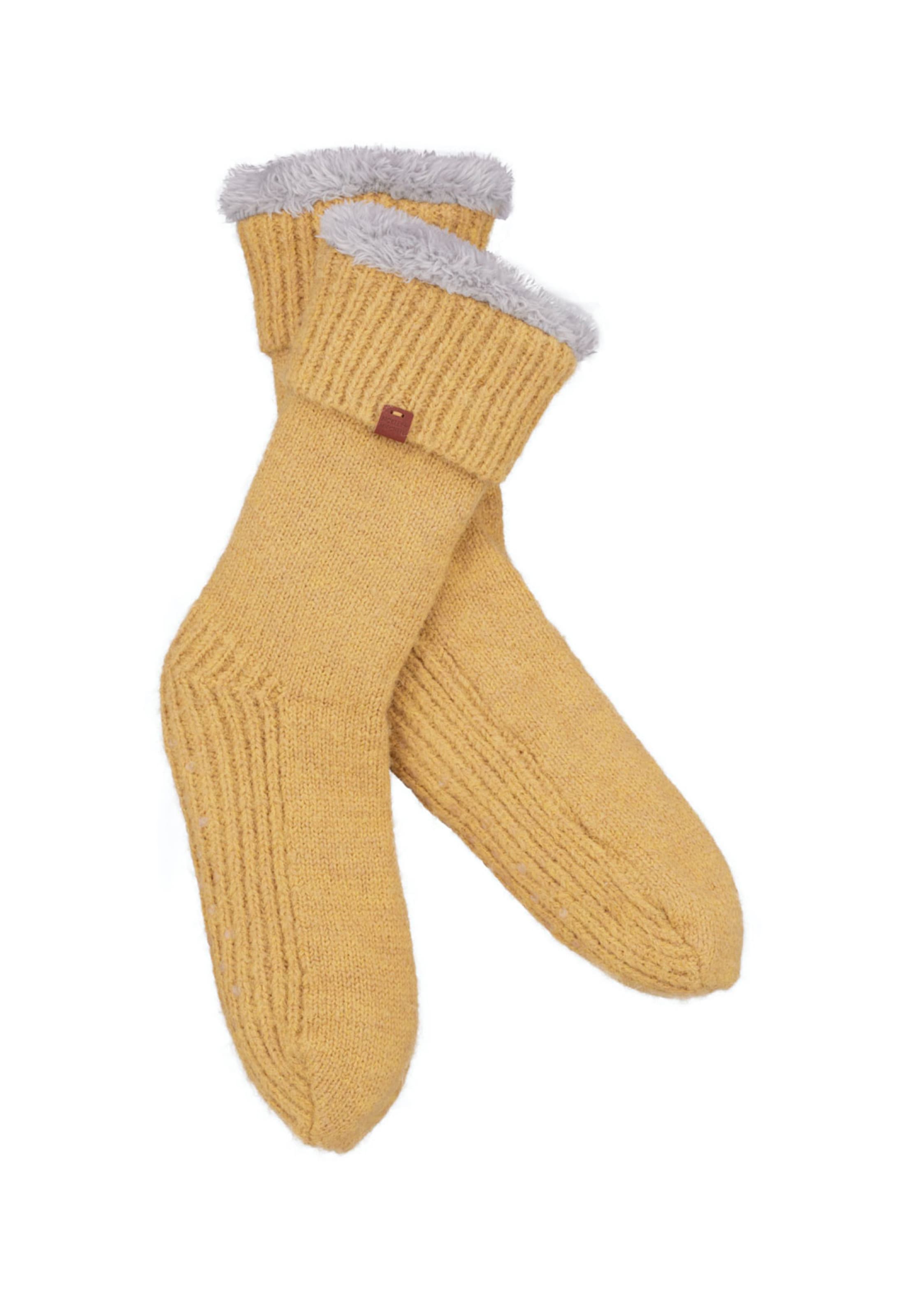 Chaussettes Bickley + Mitchell en jaune : devant