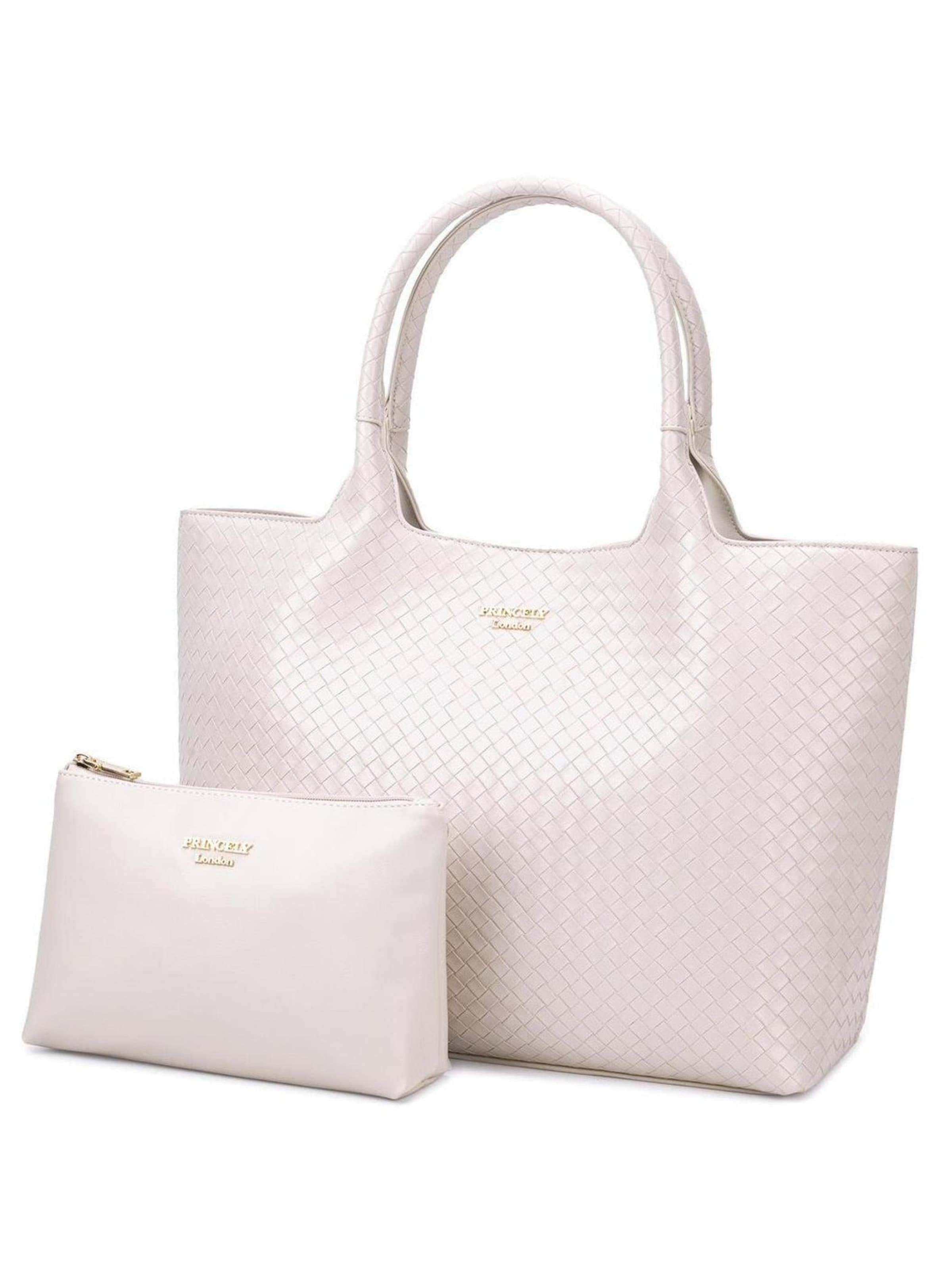 Cabas 'Bonny' Princely London en blanc : devant